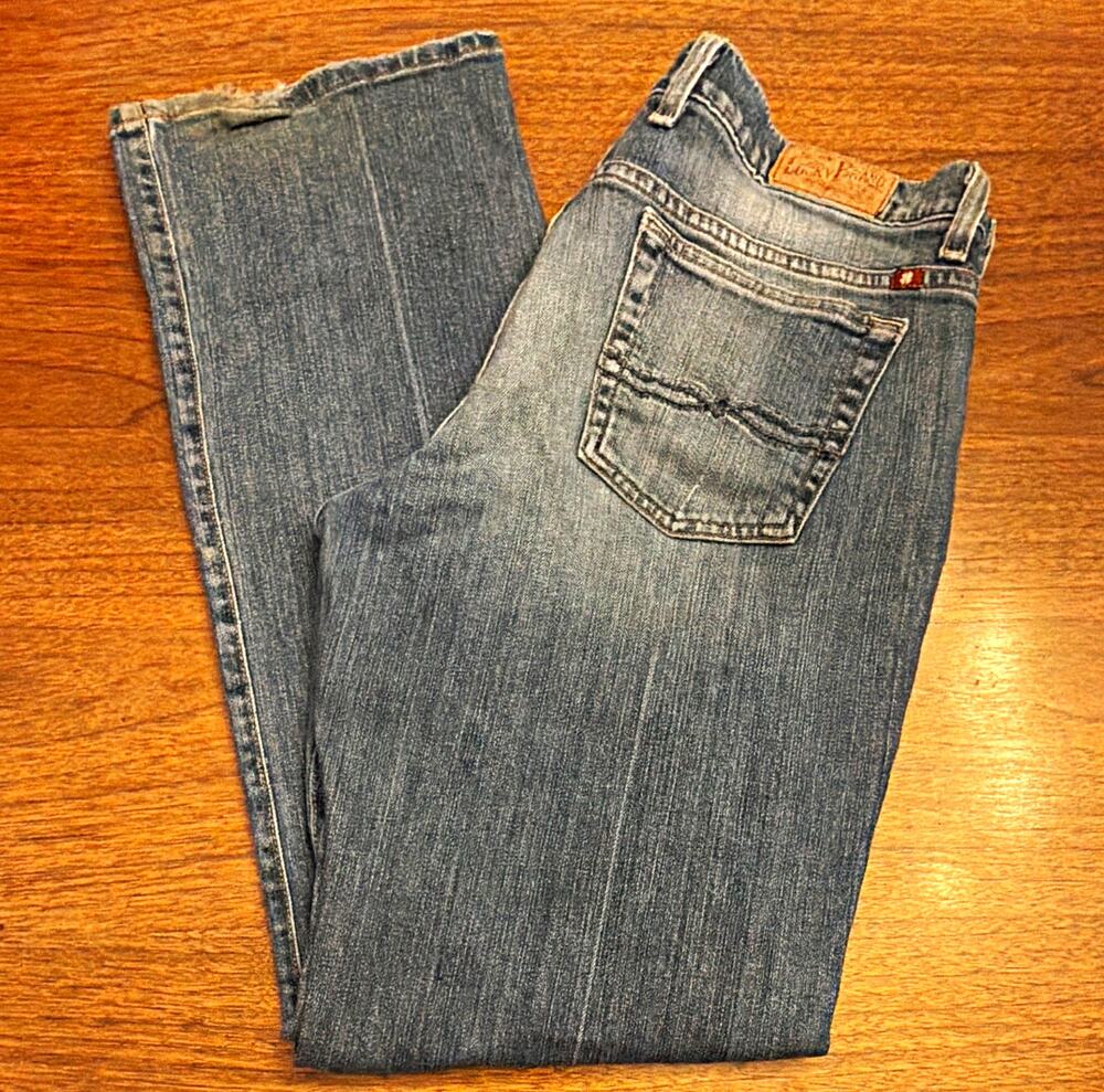Lucky Brand Women New Easy Rider 14x32 Jeans Bootcut Mid Rise Y2K Vintage Denim